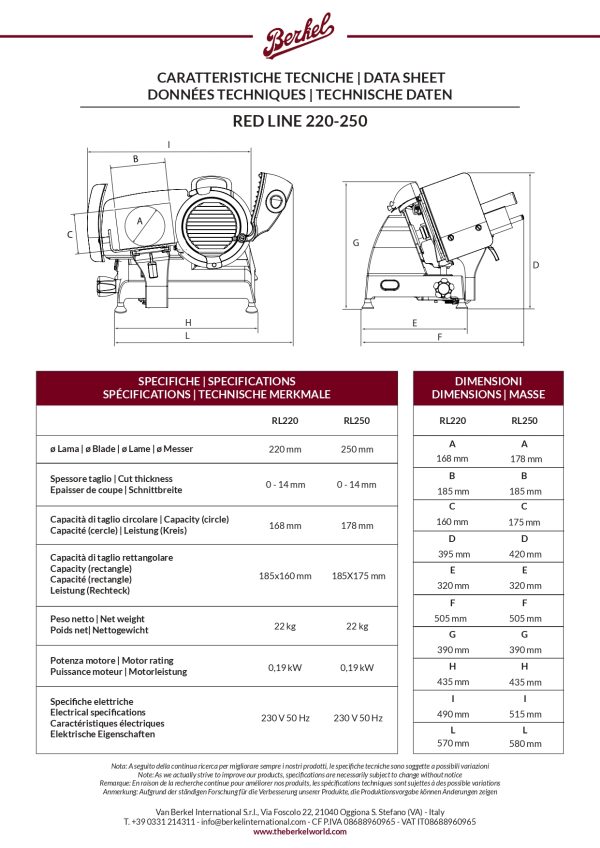 Berkel RedLine 250 – Zwart - Afbeelding 6